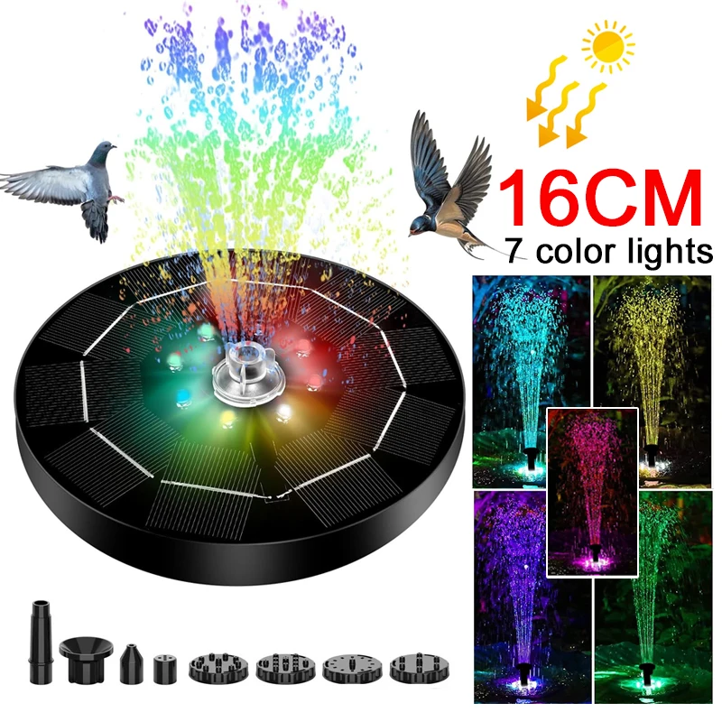Smart Garden Lamp - Fontein Licht 7 Kleuren Led Licht