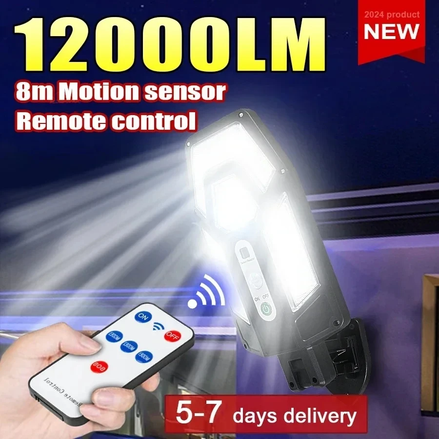 Smart Garden Lamp - 12000LM krachtige zonne-wandlamp met afstandsbediening buiten